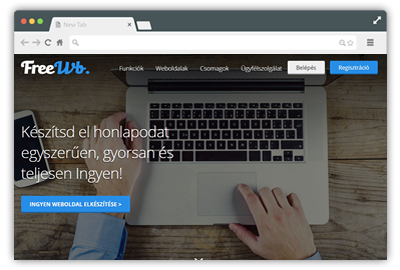 egyszerű, gyors, ingyenes regisztráció